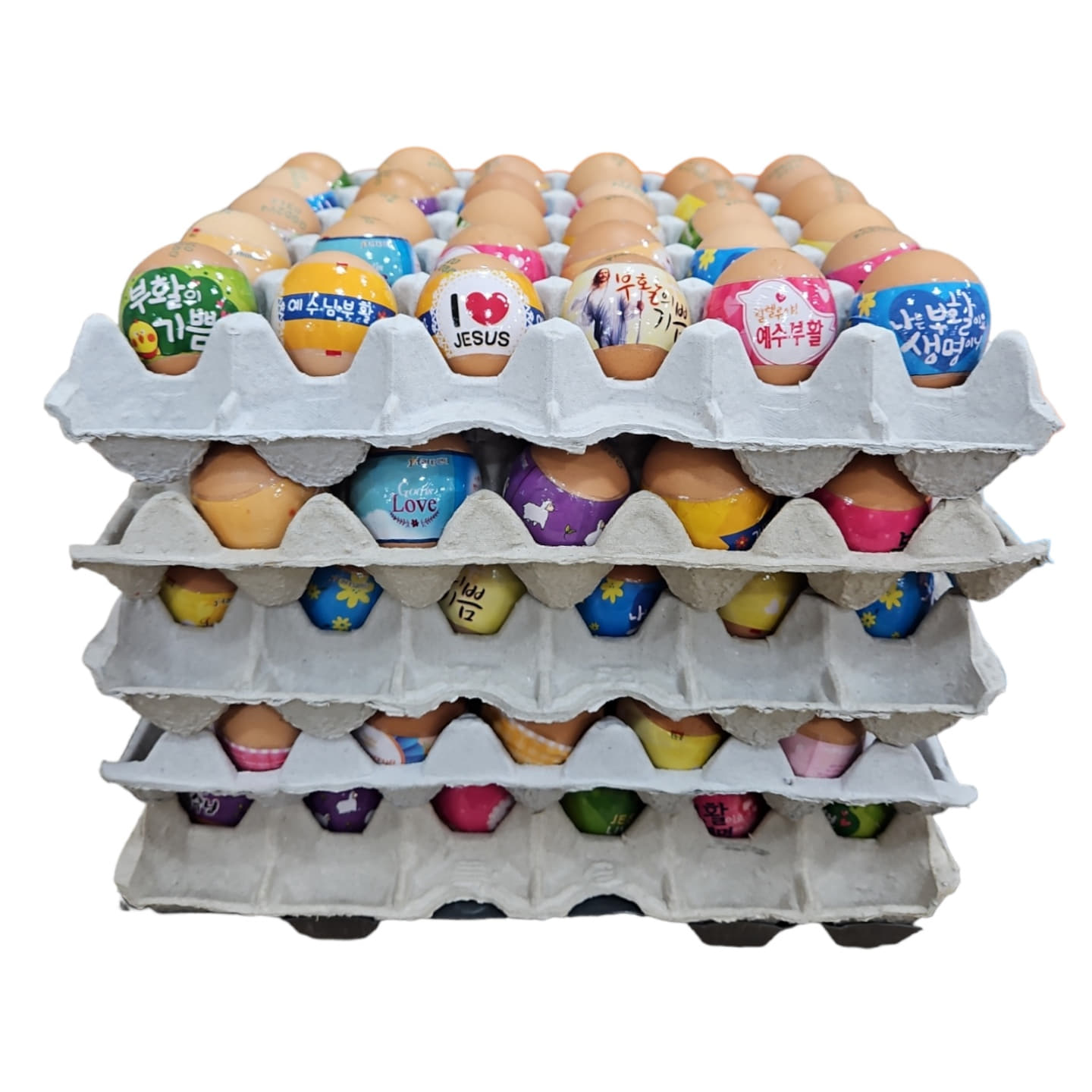 부활절 구운계란 5판 150개 (수축필름 띄지 포장 가능) 구운달걀